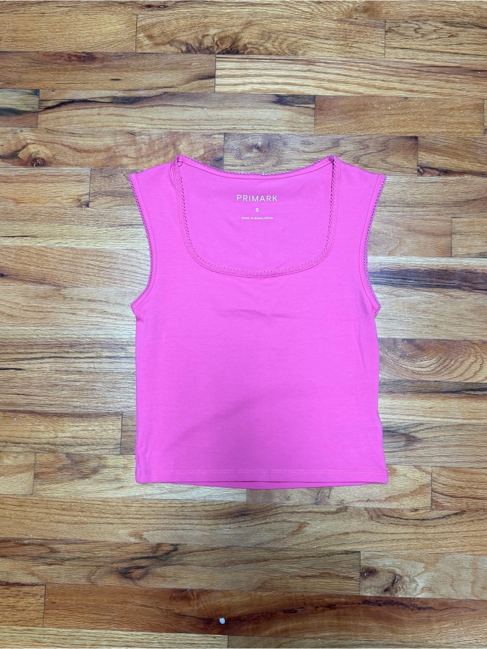 Primark Bright Pink Scoop Neck Sleeveless Tank